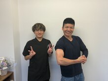 リ ムーヴ鍼灸整体院 大宮駅前院の雰囲気（格闘家山根選手毎週のメンテナンスでご利用いただいております！）