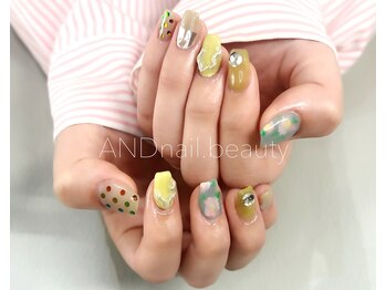 アンドネイル ビューティー(AND nail,beauty)/春ネイル/花柄ネイル/藤沢