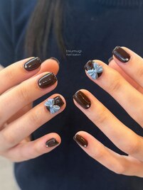 brown ribbon