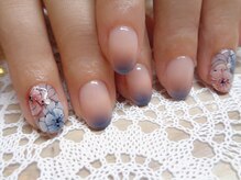 アミュリー ネイル アトリエ(Amury nail atelier)/うるツヤ★ヴィンテージフラワー