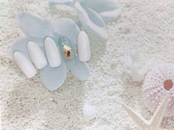 ネイルサロン&スクール ジーナ(GINA)/8月定額シンプルナチュラルカラ-