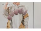 塗りかけ×爪先mirror nail*。