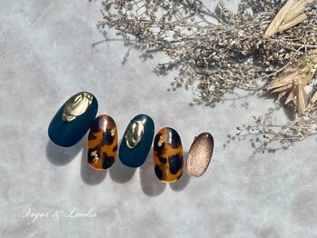 ヴィガー アンド ルックス 白金 目黒(Vigor&Looks)/べっこうネイル　ニュアンス