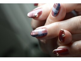 チェックネイル