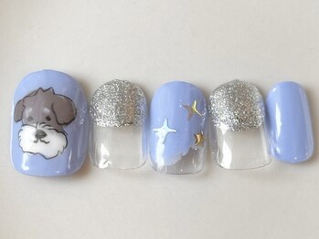 カラ ネイル 中津店(calla nail)/シュナウザーネイル