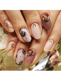 ボタニカル　秋　ビジュー