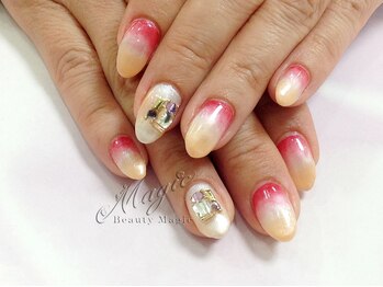 ネイルサロン ビューティーマジック 川口店/３色グラデ