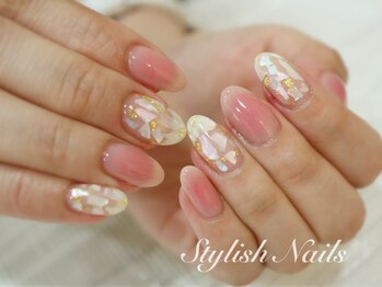 シェルネイル＆チークネイル