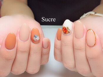 シュクル(Sucre)/秋カラー☆べっ甲パーツ