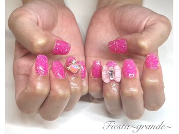 フィエスタ(fiesta grande)/ピンクネイル