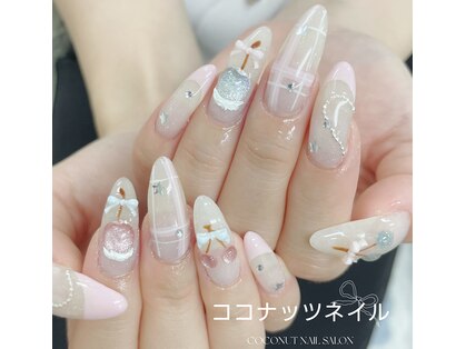 ココナッツネイルの写真