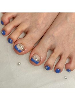 アール(ar.)/フット　親指アート