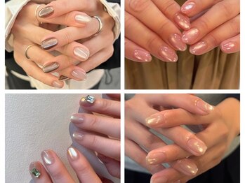 エーナイン 福住店の写真/自爪の長さをそのままにキレイに魅せる☆ショートネイルだからこその魅力を引き出すトレンドデザイン豊富♪