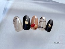 アンドラッシュ アンドネイル 本郷三丁目駅前店(and lash/and nail)/シンプル全体アート/ベーシック