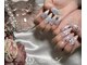 アジュールネイル 神戸三宮店(AzurNail)の写真/【10本Art付け放題¥7300】キラキラ”フラッシュネイル”もオススメ★スピーディー施術で美しい仕上がりに♪