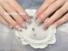 ウェーブネイルサロン'('Wave Nail salon)/持ち込みデザイン/フィルイン
