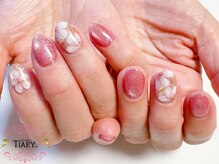 ティアリー(TIARY.)/【持ち込みデザイン】お花ネイル