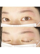 パピヨン(PAPILLON)/お顔の印象が変わる眉デザイン◎