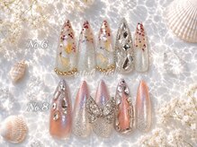 ニナネイル 中野駅前店(nyna nail)/＃蝶々ネイル×キラキラストーン