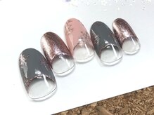 エストリブレ(estLivre)/手書き結晶ネイル