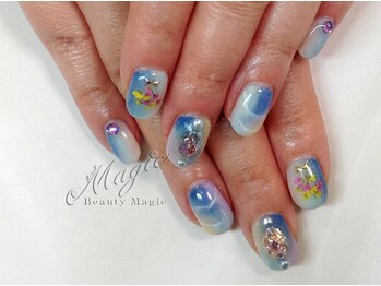 ネイルサロン ビューティーマジック 川口店/ 押し花ネイル