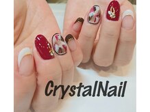 クリスタルネイル イオンモール広島府中店(CRYSTAL NAIL)/フレンチ×ニュアンス