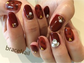 ボルドー×べっ甲