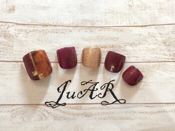 ジュアール(JuAR)/大人べっ甲ネイル