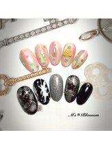 ネイルサロンアンドスクールエムズブロッサム(Nailsalon & school M's Blossom)/華やかジェルコース￥7150