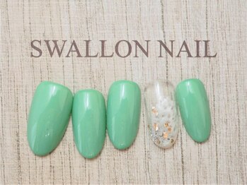 スワロンネイル(SWALLON NAIL)/７・８月定額ネイル