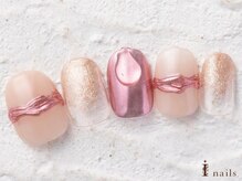 アイネイルズ 横浜WEST店(I-nails)/ピンクミラーネイル8480円