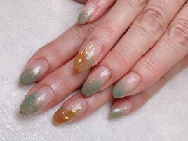 塗りかけニュアンスネイル☆