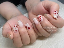 さくらんぼネイル