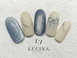 c-263 ぷっくりリボンネイル