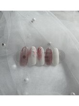 ホワイト(WHITE)/定額ネイル