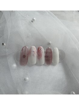 ホワイト(WHITE)/定額ネイル