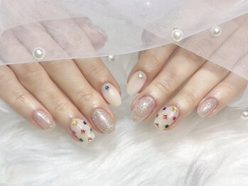 セーラームーン風ネイル