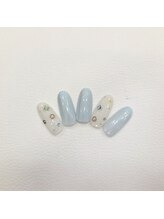 ディーネイル(Dnail)/4月キャンペーンネイル ￥7,700
