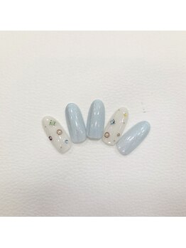 ディーネイル(Dnail)/4月キャンペーンネイル ￥7,700