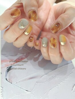 プライベート ネイルサロン マーマ(murmur)/べっこうネイル