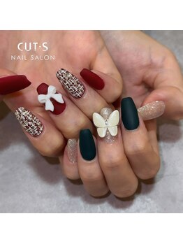 カッツ エステティックサロン 元町(CUT S)/クリスマスカラー × ツイード