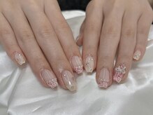 インザピンクリリー(in the pink LILY)/ツイードネイル