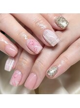 ソラール(SOLAR)/ガーリー☆リボンネイル