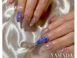 マグネットネイル/紫陽花