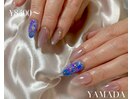 マグネットネイル/紫陽花