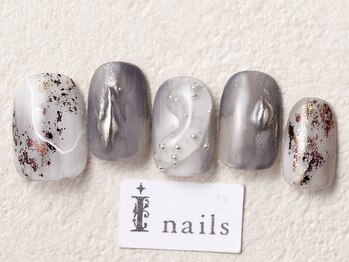 アイネイルズ 渋谷店(I nails)/グレーニュアンス¥8980［渋谷］