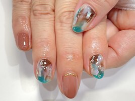 くすみニュアンスネイル☆