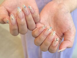 カラフルストーンネイル