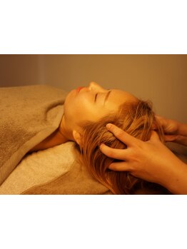 ヘッドスパで癒されたい