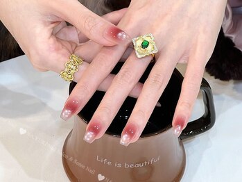 センスネイル(Sense Nail)/秋冬ネイル エレガントデザイン